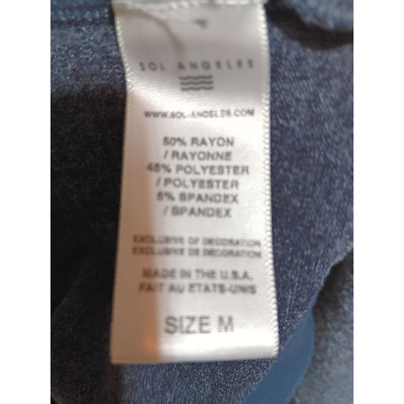 Sol Angelous New Arc Logo Pullover Crewneck Knit Top Sweatshirt in Grey and Navy - Picture 10 of 10